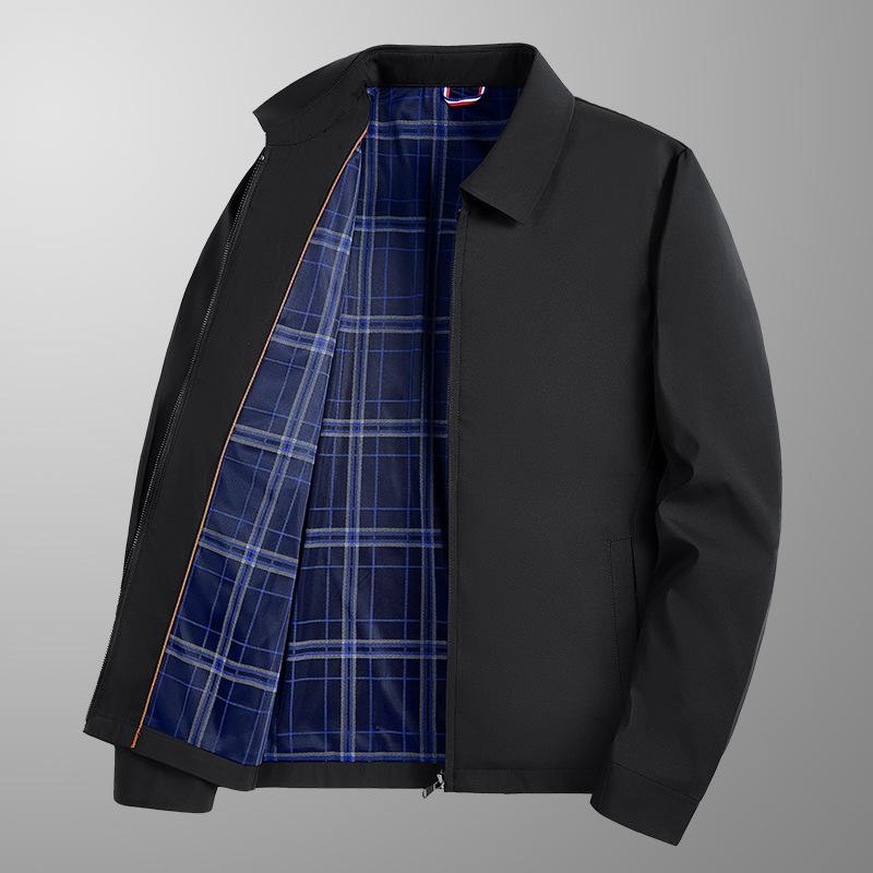 Деловой повседневный мужской пиджак осенний пиджак с лацканами для руководителей мужской стиль L