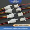 2.8mm Motorcycle Wiring Harness Connector: 1-9 Pin Male/Female Plug-in Terminal