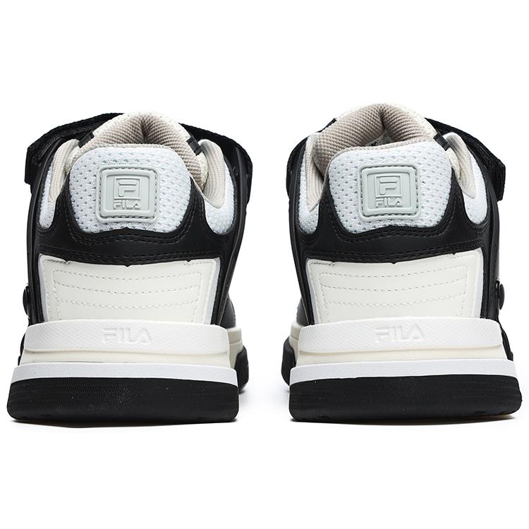 New FILA DOPPIO Low Top Skateboard Shoes Men's Snow Black F12M241206FWB
