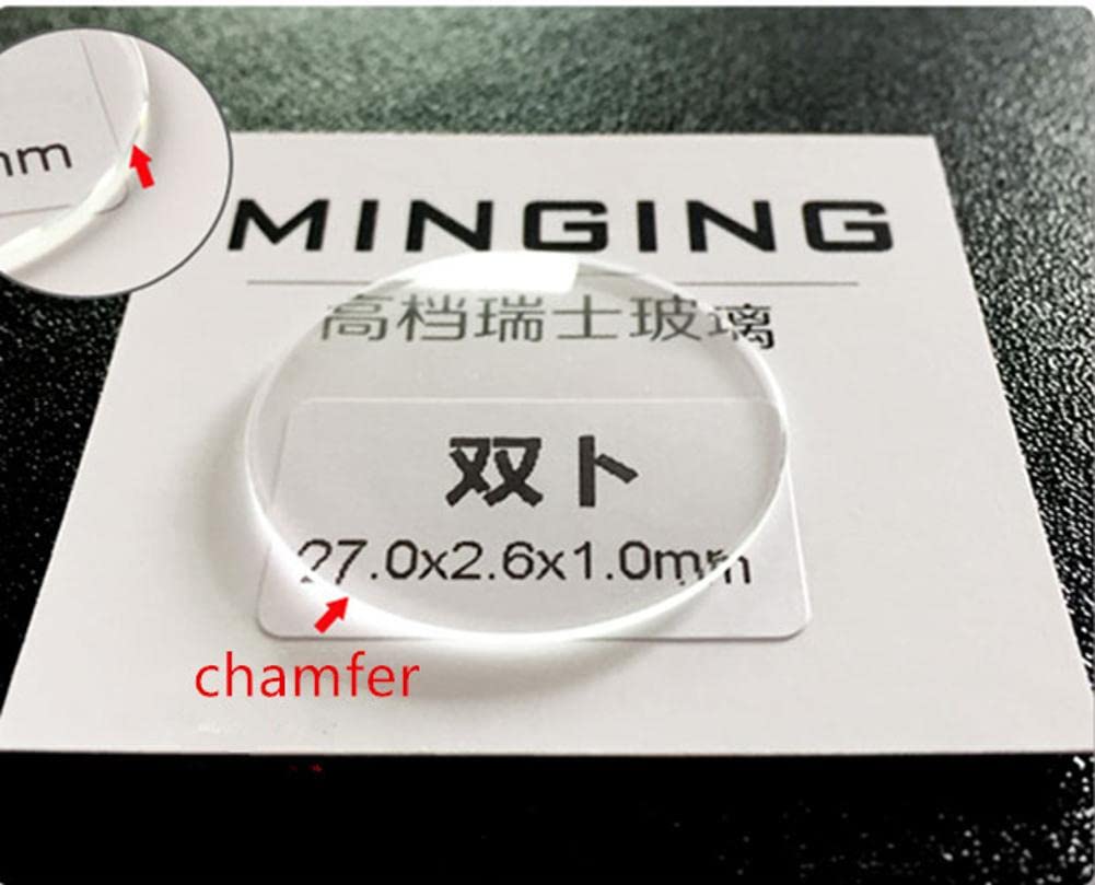 2023 Thick Double Dome Mineral Watch Quartz Glass Watch Repair Parts 1.5mm