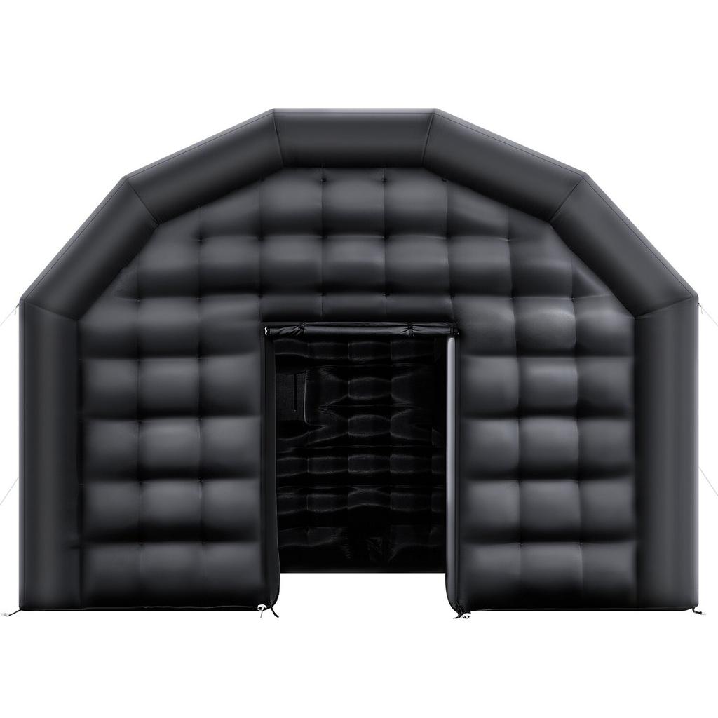 Inflatable Nightclub, 5.4 X 5 X 4.2 M Inflatable Party Tent with 680W Blower & Sandbag, Ventilated Blow Up Night Club with 2 Windows, Air Cube House