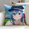 anime Plunderer Cushion Cover Soft  EasyWash Pillow Case  Versatile for Couch Bed Travel and Office