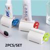 2PCS/SET Adjustable Toothpaste Squeezer Lazy Person's Toothpaste Squeezer Manual Toothpaste Dispenser Reduce Toothpaste Waste