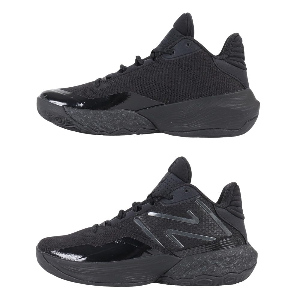 New Balance Basketball Shoes BB2WYBK4 2E Two Wxy v4 Two Way Wide Lightweight Mid Cut Black (Black/25.0/Men's)