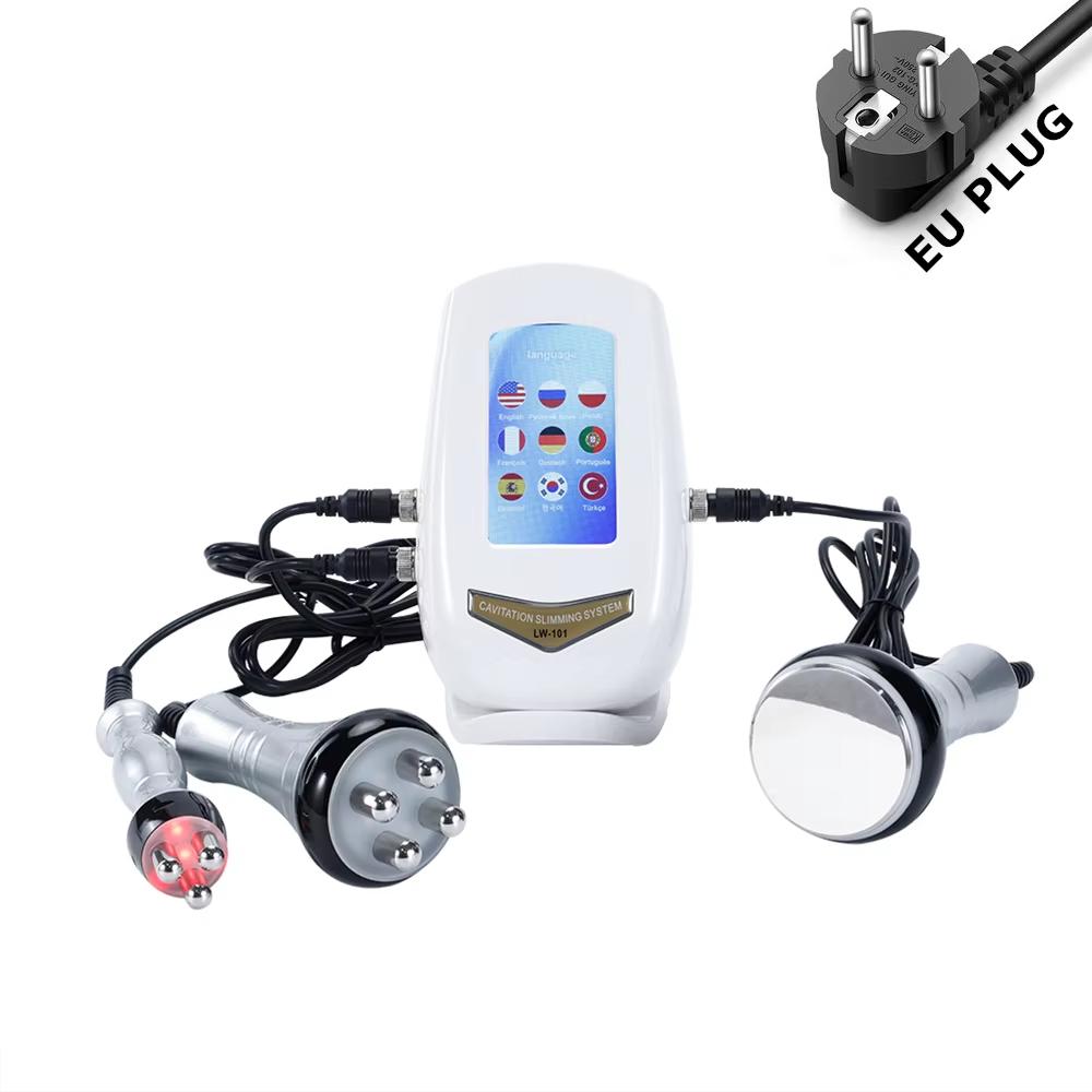 40K Ultrasonic Cavitation Multipolar RF Beauty Machine - Body Slimming Skin Tighten Anti-wrinkle Skin Rejuvenation