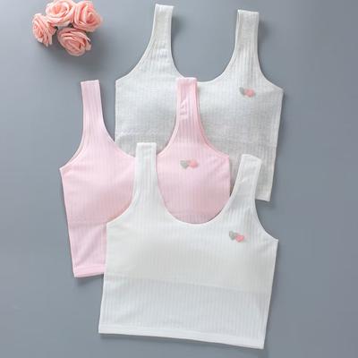 Summer Thin Girl Training Bra Sport Girl Bras Kids Underwear Cotton Vest 8-14Y
