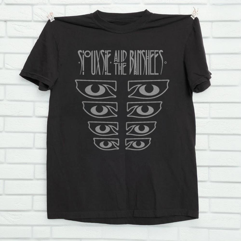 Siouxsie And The Banshees Eyes Unisex Black T-shirt S-