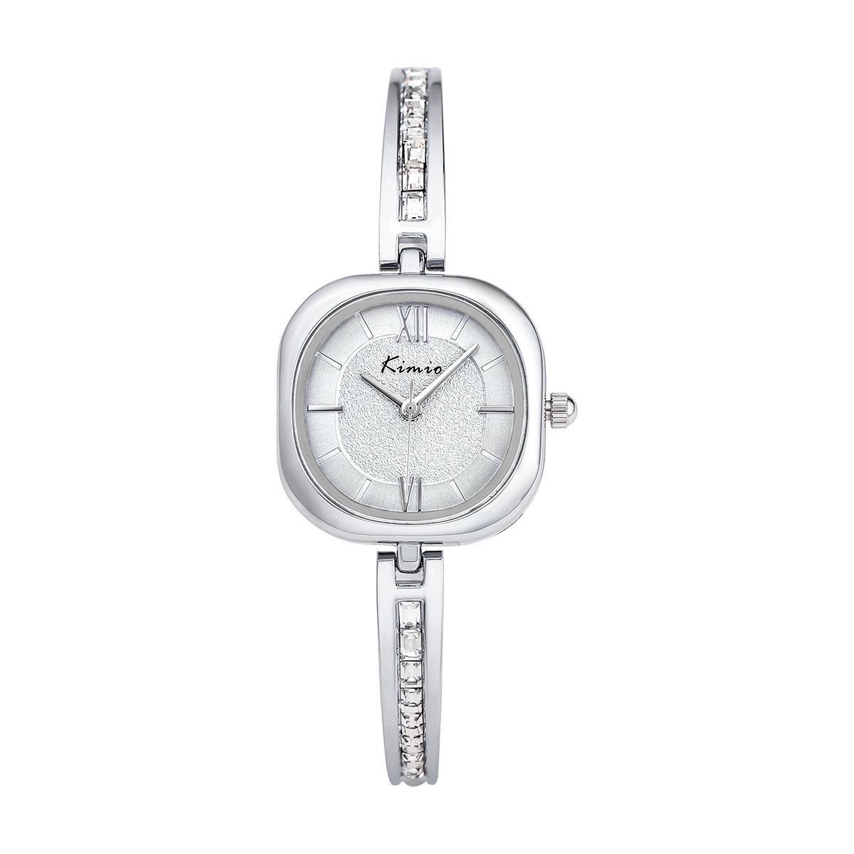 

Маленькие женские темпераментные легкие роскошные кварцевые часы модные простые трехстрелочные элегантные часы со стальным ремешком и браслетом