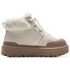 Li Ning Cocoa HI Fleece Lined Lining, Warm, Platform Height Increasing, Vintage Fashion, Comfortable Versatile AGCU450-1