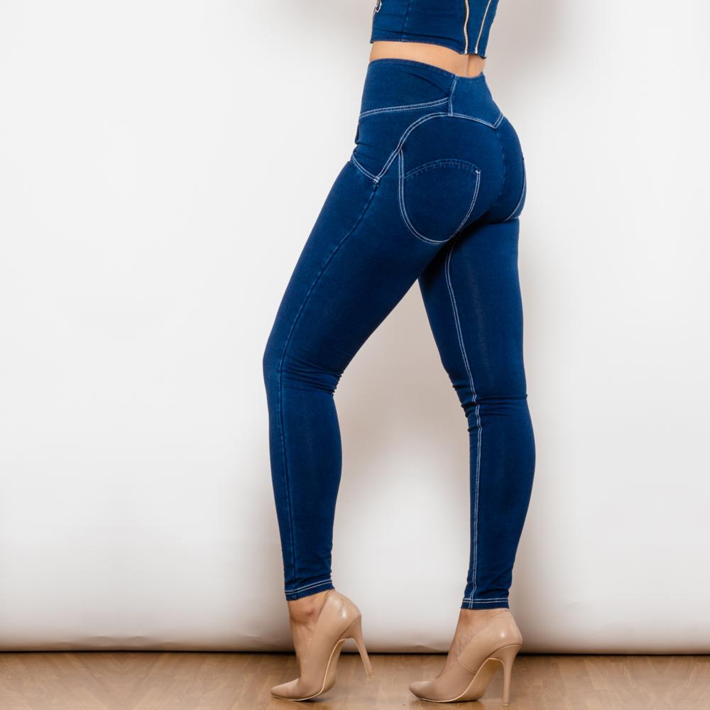 Shascullfites Melody Streetwear Super High Waist Skinny Denim Pants Button Fly Women Stretch Jeans Pencil Pants