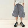Kids Korean Style Cargo Shorts Quick Dry Loose Fit Durable