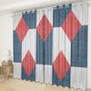 Geometric Curtain Bedroom Living Room Balcony Blackout Curtain Office Hotel Insulation Curtain