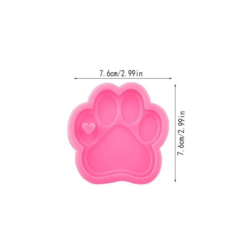 1/3/10/15Pcs Epoxy Resin Casting Molds Transparent Pen Bookmark Heart-Shaped Keychains Silicone Mold For Handmade Stationery