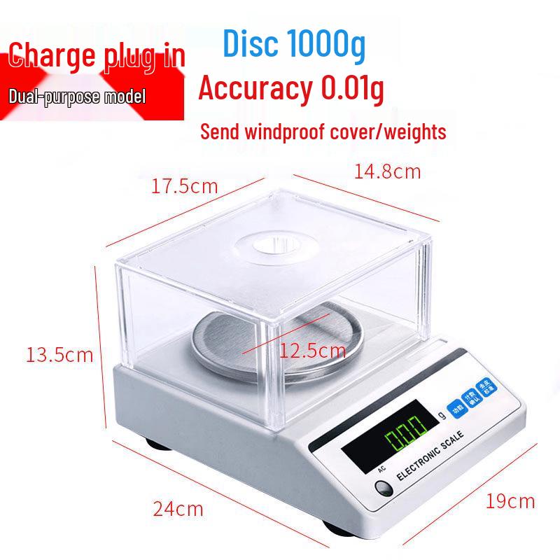 

High-Precision Digital Electronic Balance 1kg/0.01g