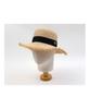 Yunibeosyeolkemiseuteuli Sv Metal Round Natural Raffia Hat Raffia Hat