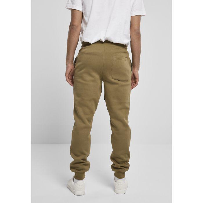 Pantalon De Survêtement - URBAN CLASSICS - Basic - Coton Stretch - Vert Olive - Homme