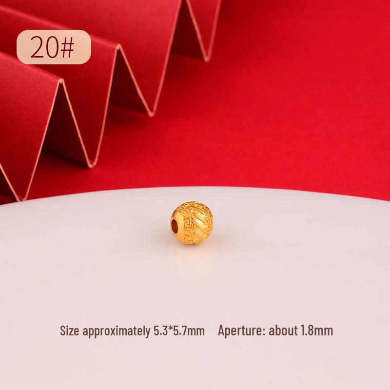 Древние золотые бусины для переноса: Резные разделительные бусины и плетеные вручную подвески из веревки