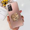 Case For Samsung Galaxy Note 20 Ultra 5G Note20 Cute Flower Cat Painted Soft Silicone TPU Cover For Samsung Note 20 20Ultra