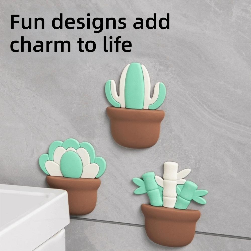 Mute Design Door Handle Bumpers Self-Adhesive Silent Door Stoppers  For Refrigerator