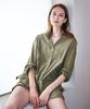 Haepiseuteuniseu Carrie Oversized Short Pajama Set - Olive