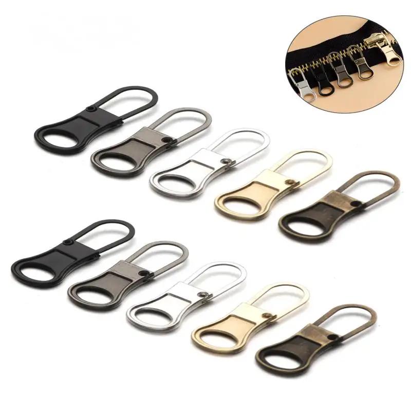 4-20PCS Metal Zip Puller Replacement Tab Zipper Sliders Head Zipper Head Detachable Backpacks Purses Repair Sewing Accessories
