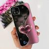 For Cover Realme C11 2021 Case Fashion Marble Love Heart Silicone Soft TPU Phone Back Cover For Realme C11 RMX2185 C20 C20A Capa