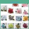Elegant Faux Artificial Silk Hydrangea Bouquet For Stunning Home And Wedding Decor