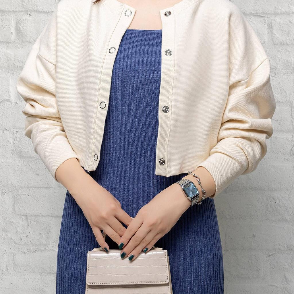 Casio Blue One Retro AQ-230A-2A1 Analog-Digi Uhr, Größe, Blau,