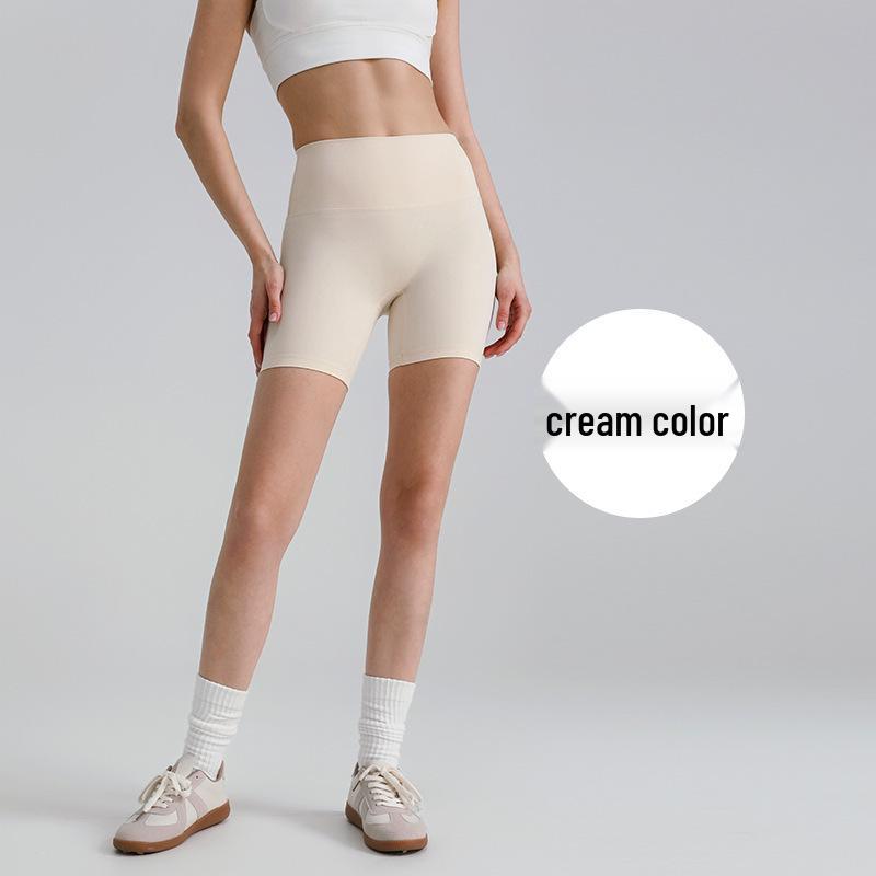 High-Waisted Seamless Butt-Lifting Yoga Capri Shorts for Women XL