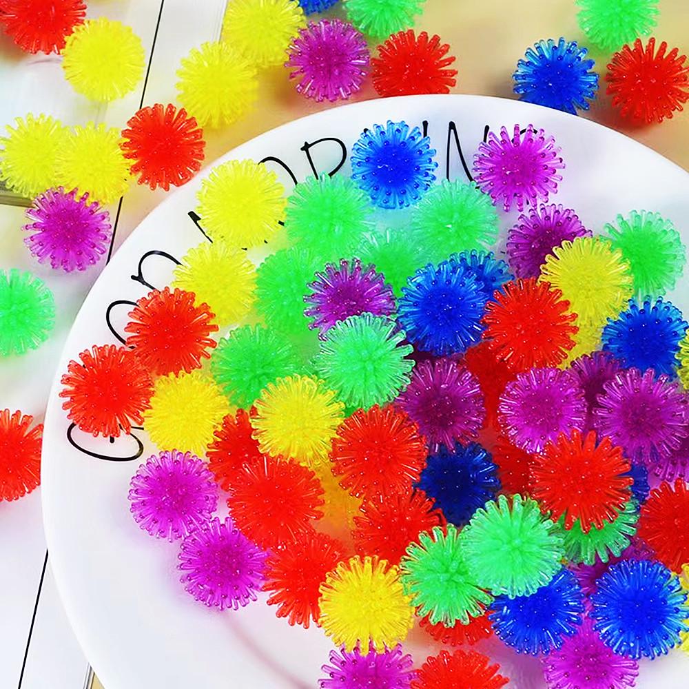 20/50pcs 25mm Soft Yangmei Ball Hedgehog Stress Relief Toy Children's Birthday Party Gift Goody Bag Filler Prize