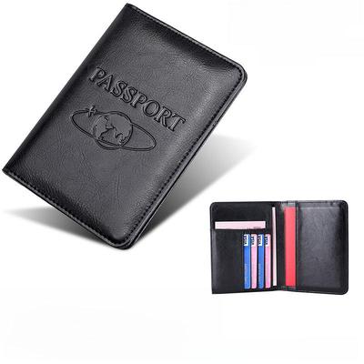 Premium RFID Anti-Theft Leather Passport Holder with Multiple Slots and Large Capacity