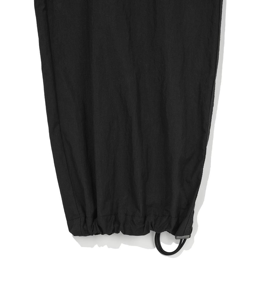 WACKY WILLY Women'S Cotton Nylon Parachute Pants Black