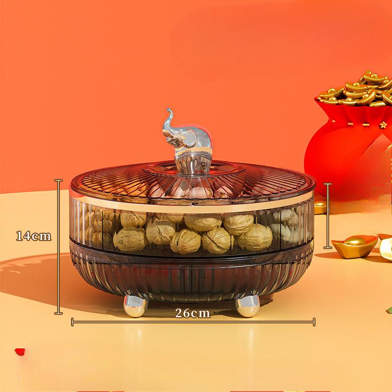 

Весенний фестиваль праздничная вращающаяся коробка для конфет бытовая многослойная легкая роскошная коробка для хранения орехов и сухофруктов ценная прозрачная коробка для сухофруктов no specification