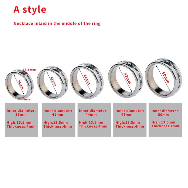 New Male Penis Rings Stainless Steel Metal Cock Ring Ball Stretcher Erection Increase Orgasm delay ejaculation Sex Toys For Man