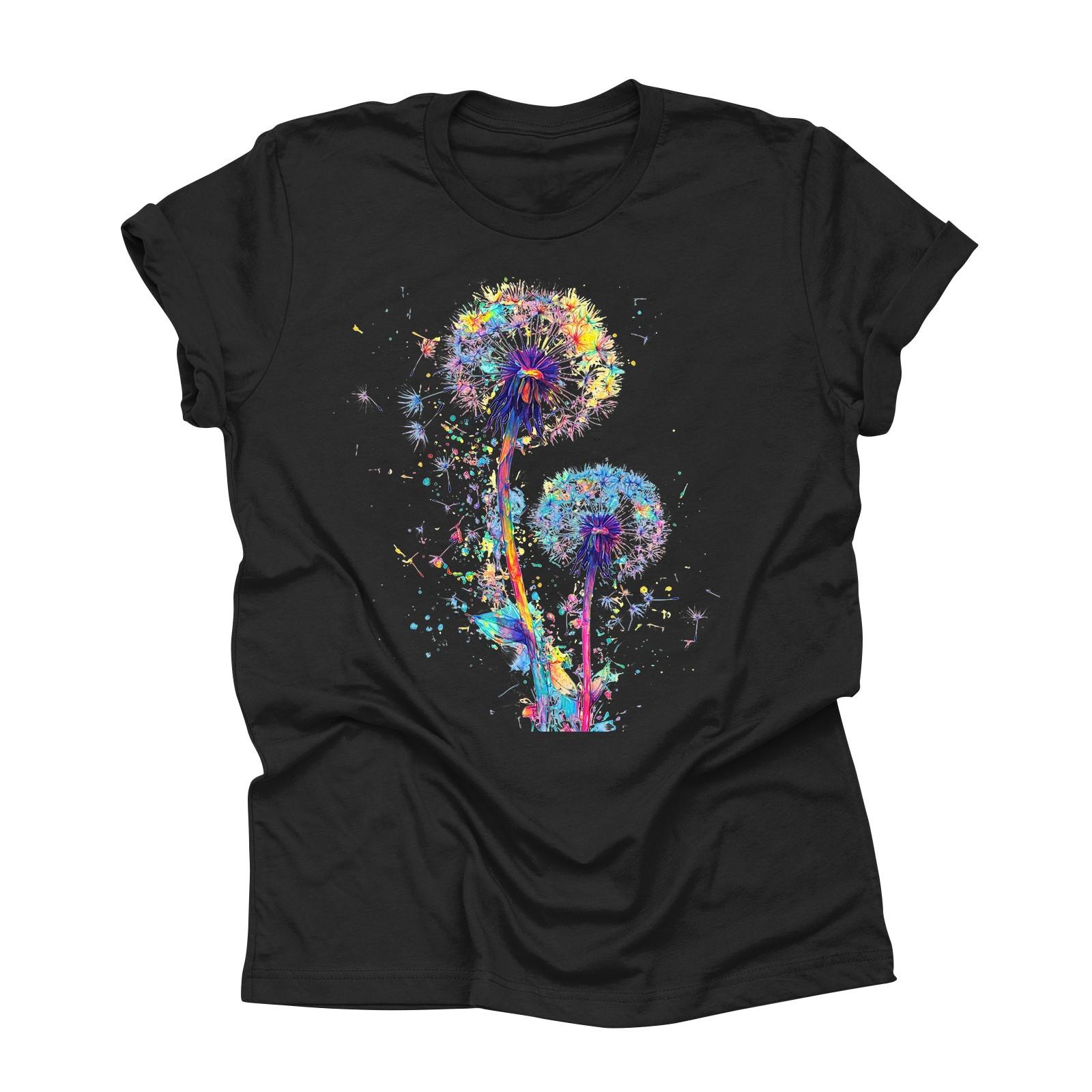 

Unisex Casual Fashion Print Crewneck Loose T-shirt XL чёрный