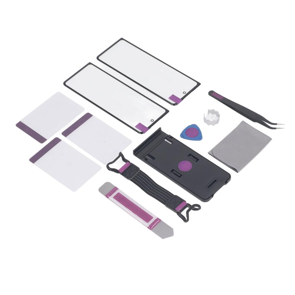 2pcs Screen Glass Lens Replacement with OCA Repair Tools Front Outer Lens Glass Screen for Galaxy Z