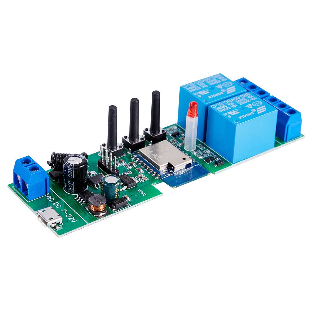 Tuya WiFi 2-Way Smart Switch Module with Voice Control for Alexa