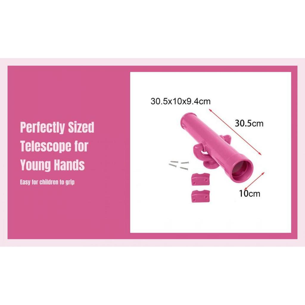 Kids Playground Toy Telescope Outdoor Swing Set Creative Pirate Playset for