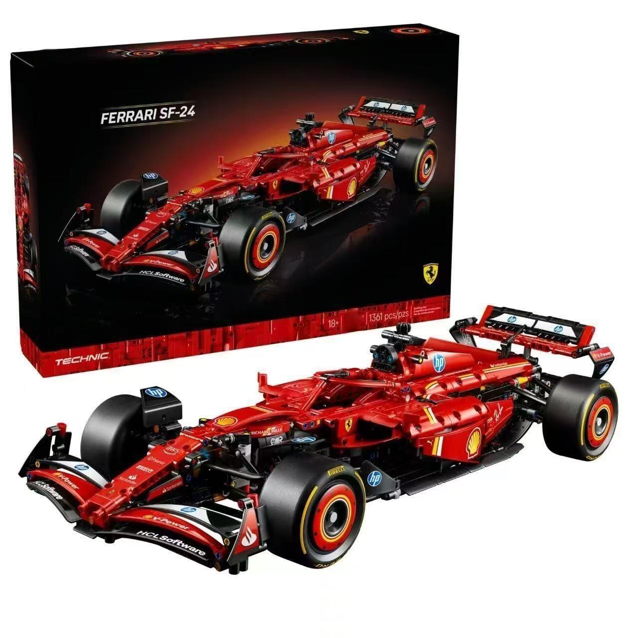 

Red Bull RB20 & Ferrari SF-24 F1 Supercar Building Blocks Set