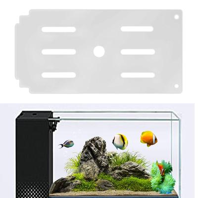 Acrylic Aquarium Cover with Feeding Holes Clear Anti Jumping Fish Tank Lid Cover for DIY Fish Tank Easy To Install