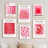 Pink Flower Market Matisse Bauhaus Fruit Wall Art Canvas Painting Nordic Posters And Prints Wall Pictures For Living Room Decor