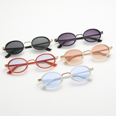 Okulary przeciwsłoneczne owalne damskie Candy Color Design Eyewear Shades damskie Alloy Black Sun Glasses damskie UV400