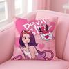 Mode DDADA DDEVIL DEVILS Kissenbezug Kissenhülle Kurzer Plüsch Verdeckter Reißverschluss Raum Sofa Kissenbezug