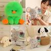 Adorable Plush Animal Dolls For Desktop Decoration Soft Pp Cotton Stuffed Toys