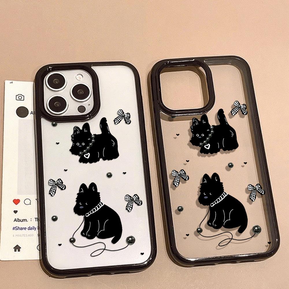 Acrylic Phone Case for iPhone 11 12 13 14 Pro 12 14 16 Pro Max for Samsung A16 A36 A56 S24 FE High-quality Painted Anti-fall Mobile Phone Case