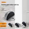 Turtle Top No-Drill Silicone Door Stopper & Holder