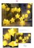 Nordic Style LED Star String Lights - Battery Operated, Cracked Design, Colorful Small Lights