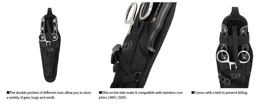 Daiwa DA-4522 UT Mult Pliers Double Sheath Black 10x80x265 Mm (4699)