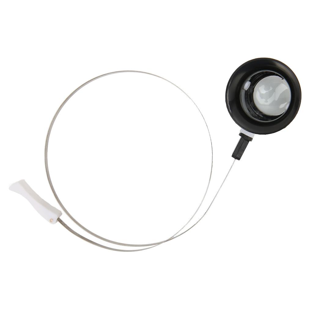 Watch Repair Magnifying Glasses Foldable Head Mounted Loupe with Stainless Steel Ring 5X