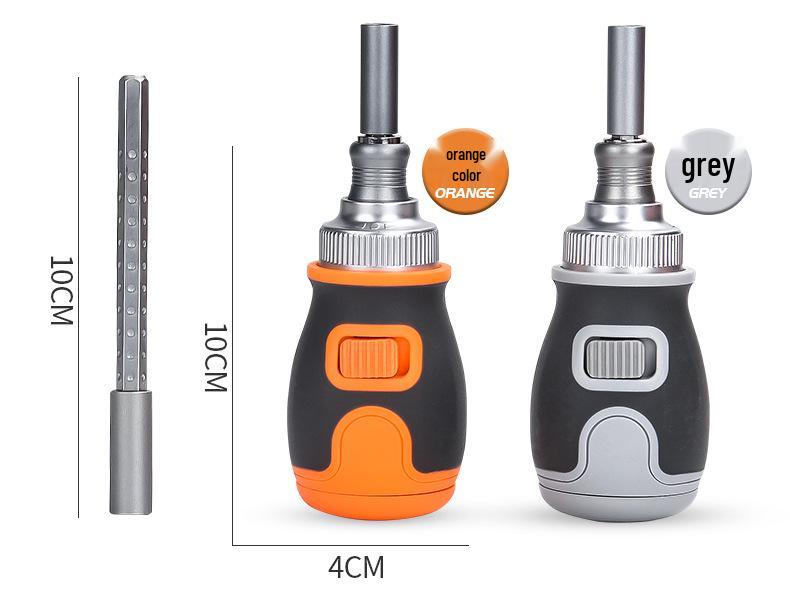 Two-Way Ratchet Variable Angle Screwdriver Set: Special Shape, Multi-function Phillips & Flathead Bits
